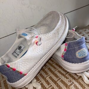 Hey Dude White lace Sneakers